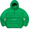 Thumbnail for Micro Down Half Zip Hooded Pullover