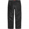 Thumbnail for Patchwork Leather 5-Pocket Jean