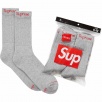 Thumbnail for Supreme Hanes Crew Socks (4 Pack)