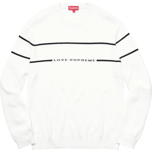 Details on Love Supreme Sweater None from fall winter
                                                    2017 (Price is $128)