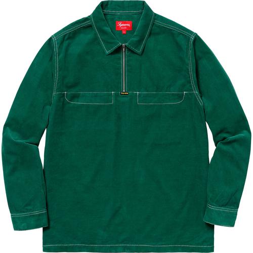 Details on Corduroy Half Zip Shirt None from spring summer
                                                    2018 (Price is $128)