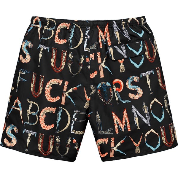Details on Alphabet Water Short None from spring summer
                                                    2018 (Price is $118)