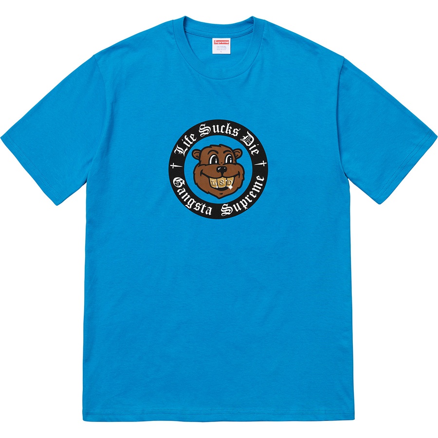 Details on Life Sucks Die Tee Bright Blue from fall winter
                                                    2018 (Price is $36)