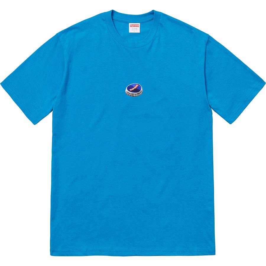 Details on Bottle Cap Tee Bright Blue from fall winter
                                                    2018 (Price is $36)