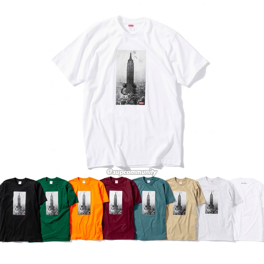 Details on Mike Kelley Supreme The Empire State Building Tee from fall winter
                                            2018 (Price is $48)