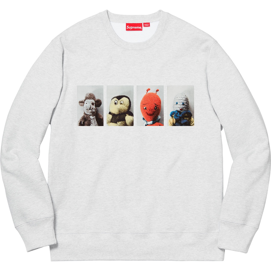 Details on Mike Kelley Supreme Ahh…Youth! Crewneck Sweatshirt Ash Grey from fall winter
                                                    2018 (Price is $158)