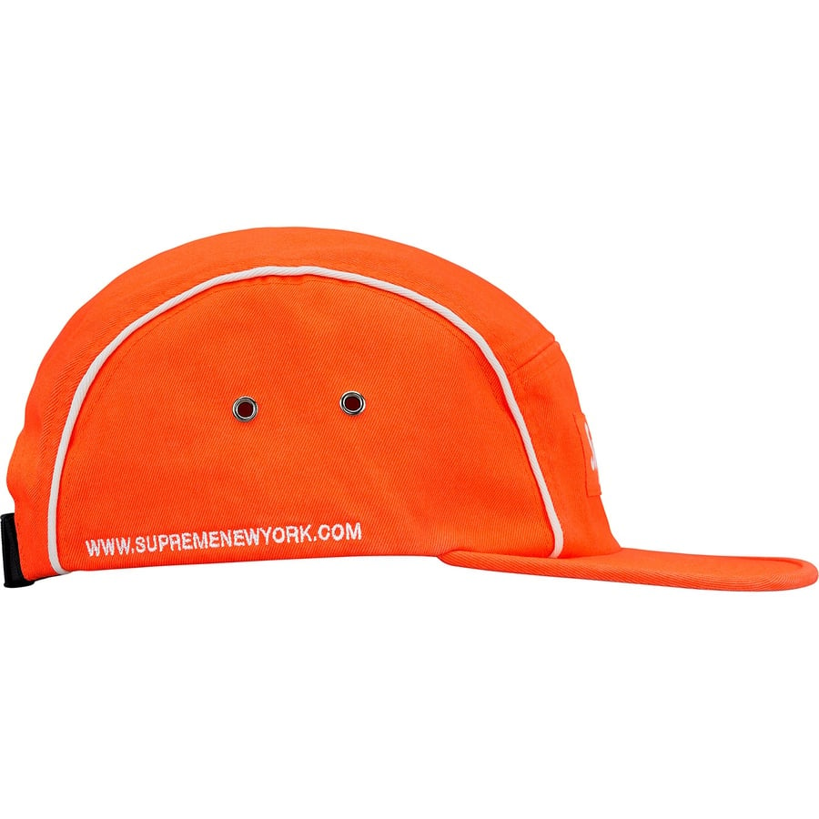 Details on Piping Camp Cap Neon Orange from fall winter
                                                    2018 (Price is $48)