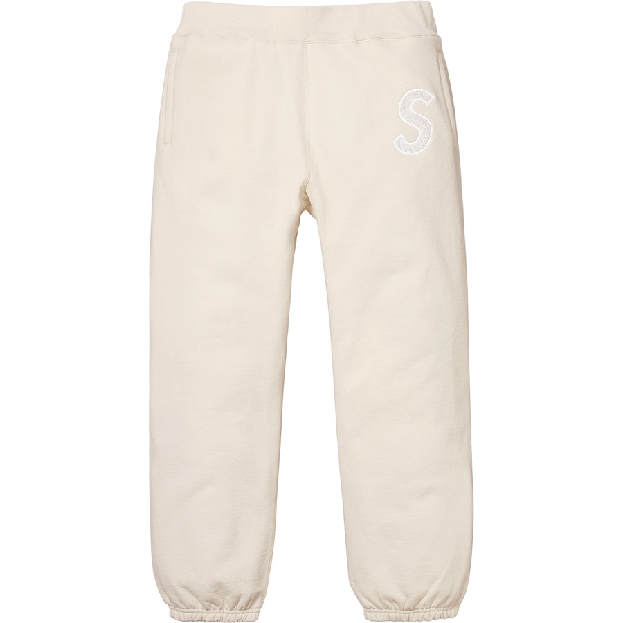 Details on S Logo Sweatpant Natural from fall winter
                                                    2018 (Price is $158)