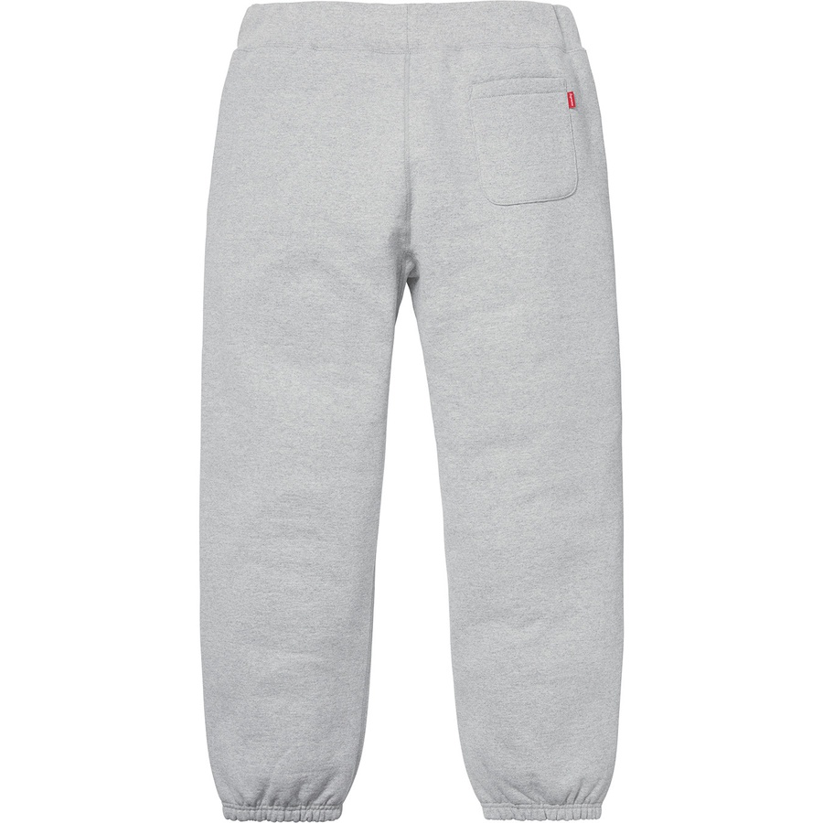 Details on S Logo Sweatpant Heather Grey from fall winter
                                                    2018 (Price is $158)