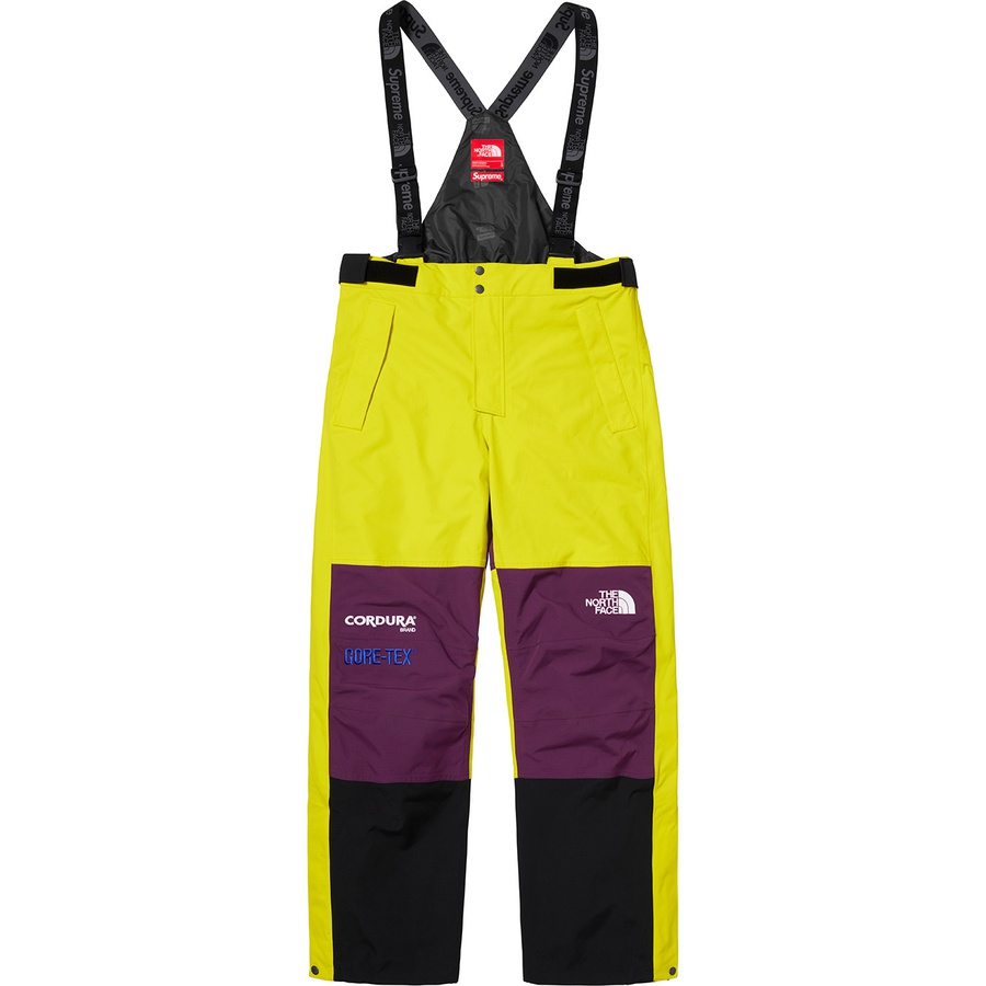 Details on Supreme The North Face Expedition Pant Sulphur from fall winter
                                                    2018 (Price is $388)