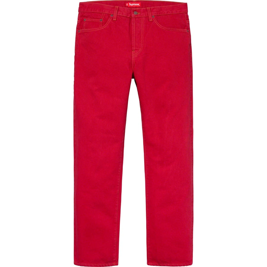 Details on Washed Regular Jean Washed Red from spring summer
                                                    2019 (Price is $148)