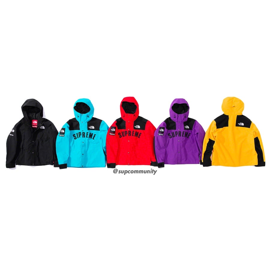 Details on Supreme The North Face Arc Logo Mountain Parka from spring summer
                                            2019 (Price is $398)