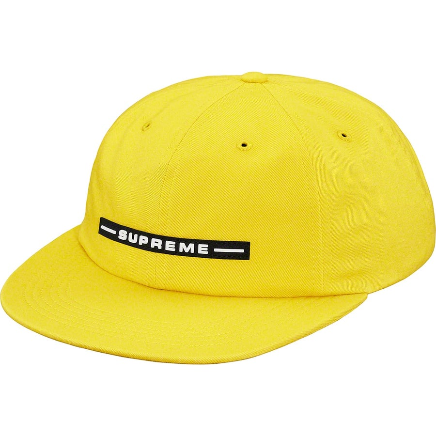 Details on Raised Logo 6-Panel Yellow from spring summer
                                                    2019 (Price is $48)