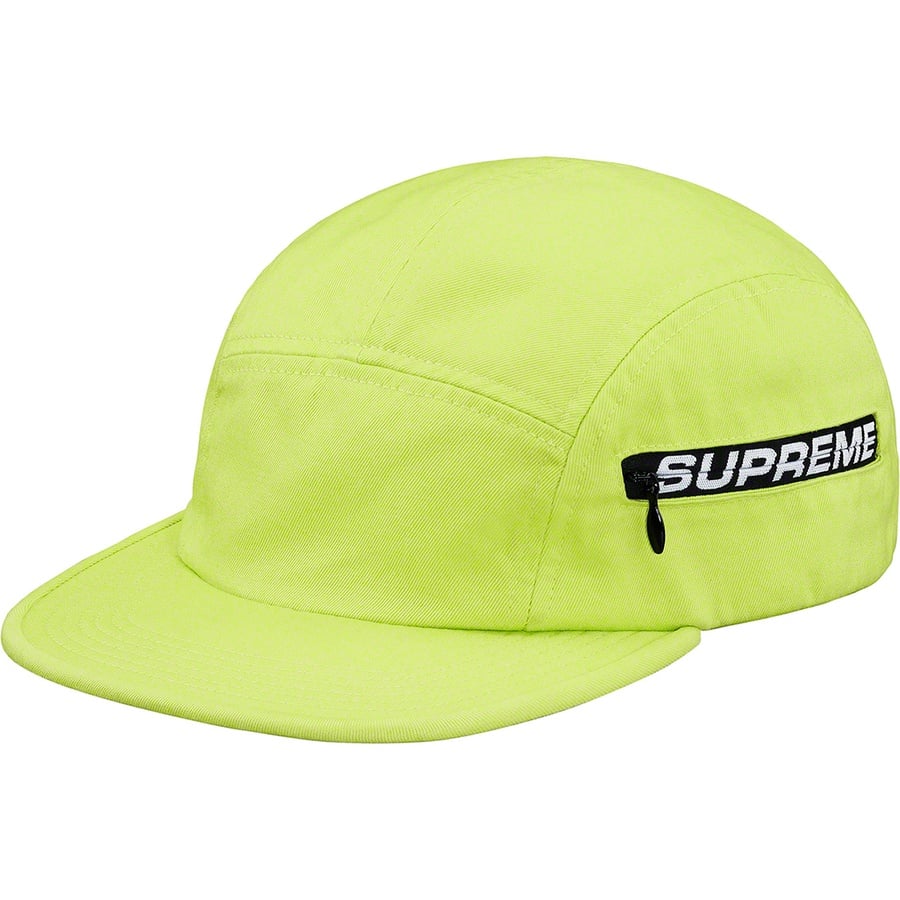 Details on Side Zip Camp Cap Light Neon Green from spring summer
                                                    2019 (Price is $48)