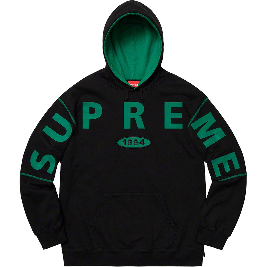 Details on Spread Logo Hooded Sweatshirt Black from fall winter
                                                    2019 (Price is $158)