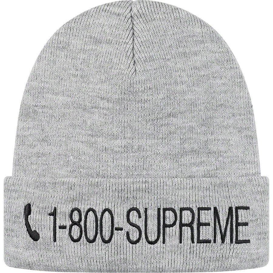 Details on 1-800 Beanie Heather Grey from fall winter
                                                    2019 (Price is $34)