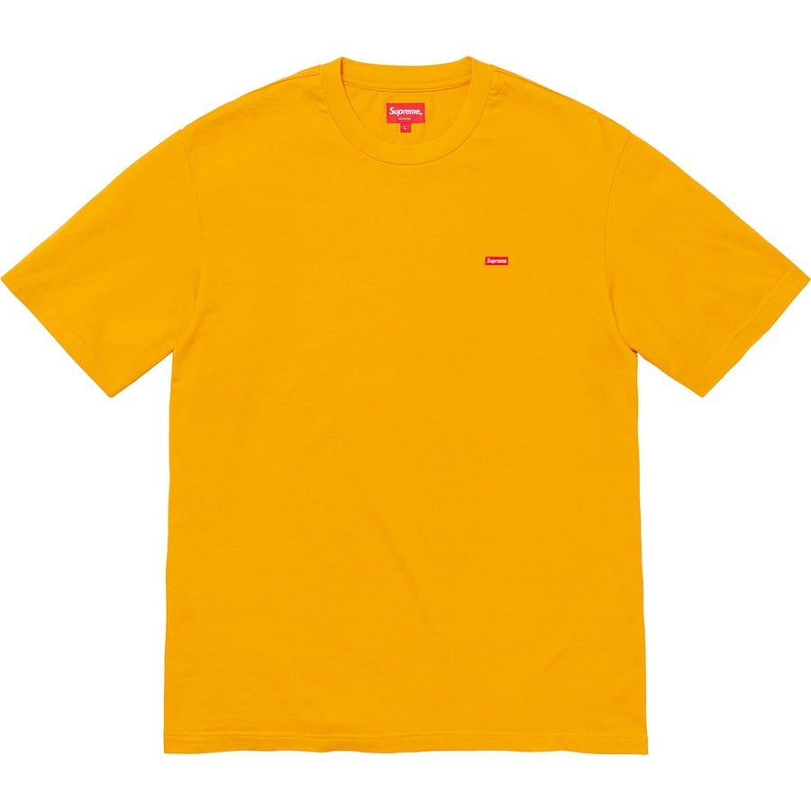 Details on Small Box Tee Mustard from fall winter
                                                    2019 (Price is $58)