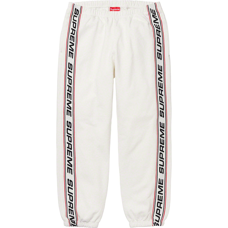 Details on Text Rib Sweatpant White from fall winter
                                                    2019 (Price is $148)