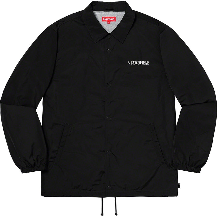 Details on 1-800 Coaches Jacket Black from fall winter
                                                    2019 (Price is $148)