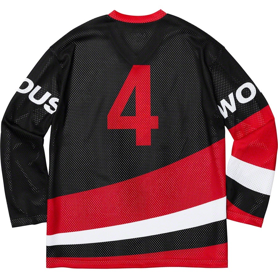 Details on Crossover Hockey Jersey Black from fall winter
                                                    2019 (Price is $118)