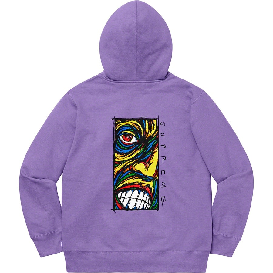 Details on Disturbed Zip Up Hooded Sweatshirt Light Violet from fall winter
                                                    2019 (Price is $168)