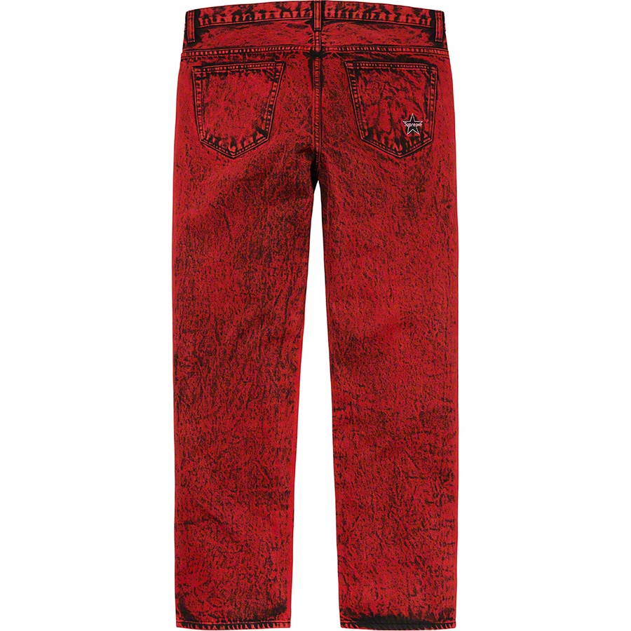 Details on Washed Regular Jean Red from spring summer
                                                    2020 (Price is $148)