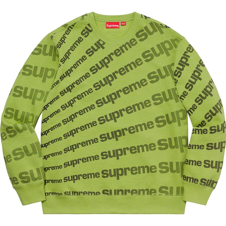 Details on Radial Crewneck Lime from spring summer
                                                    2020 (Price is $148)