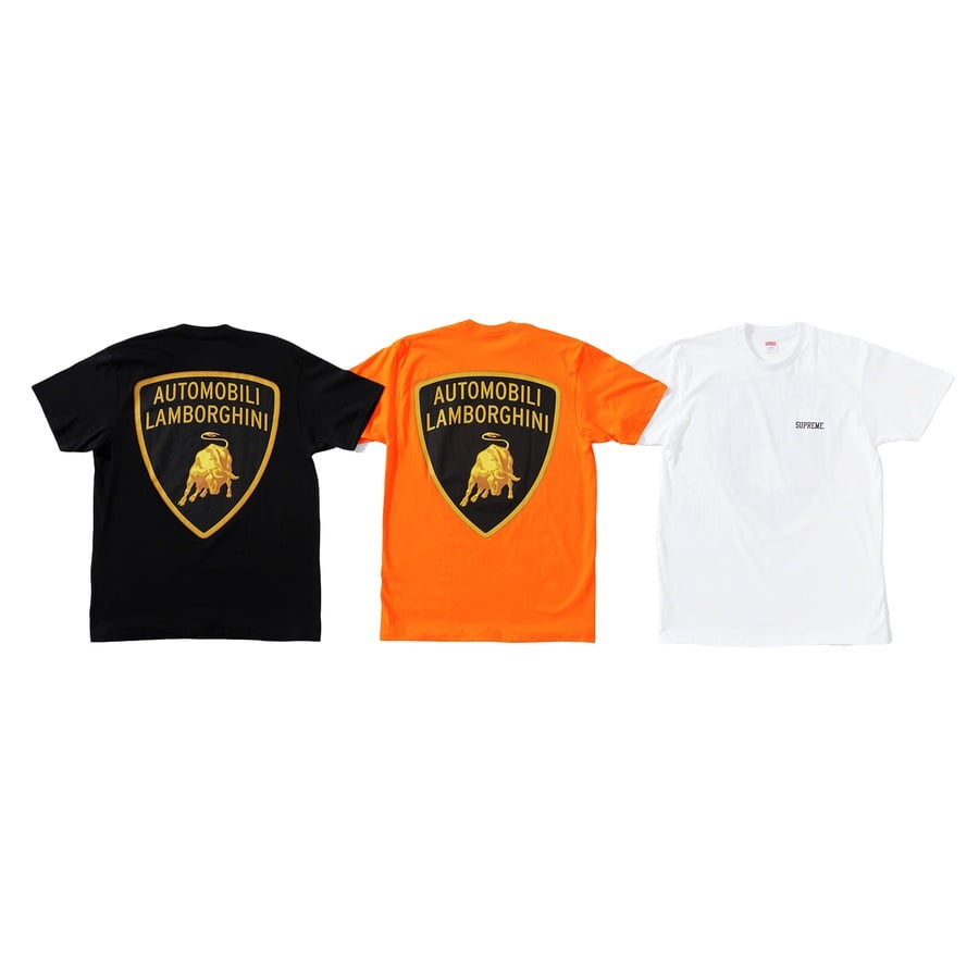 Details on Supreme Automobili Lamborghini Tee from spring summer
                                            2020 (Price is $48)
