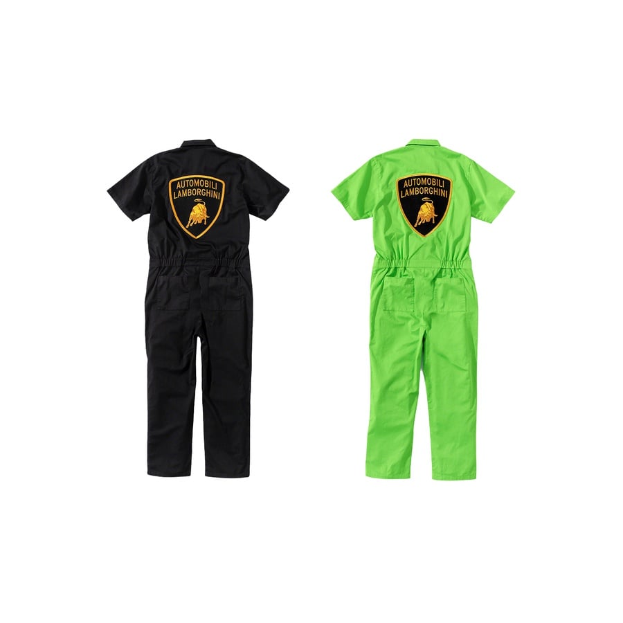 Details on Supreme Automobili Lamborghini Coverall from spring summer
                                            2020 (Price is $228)