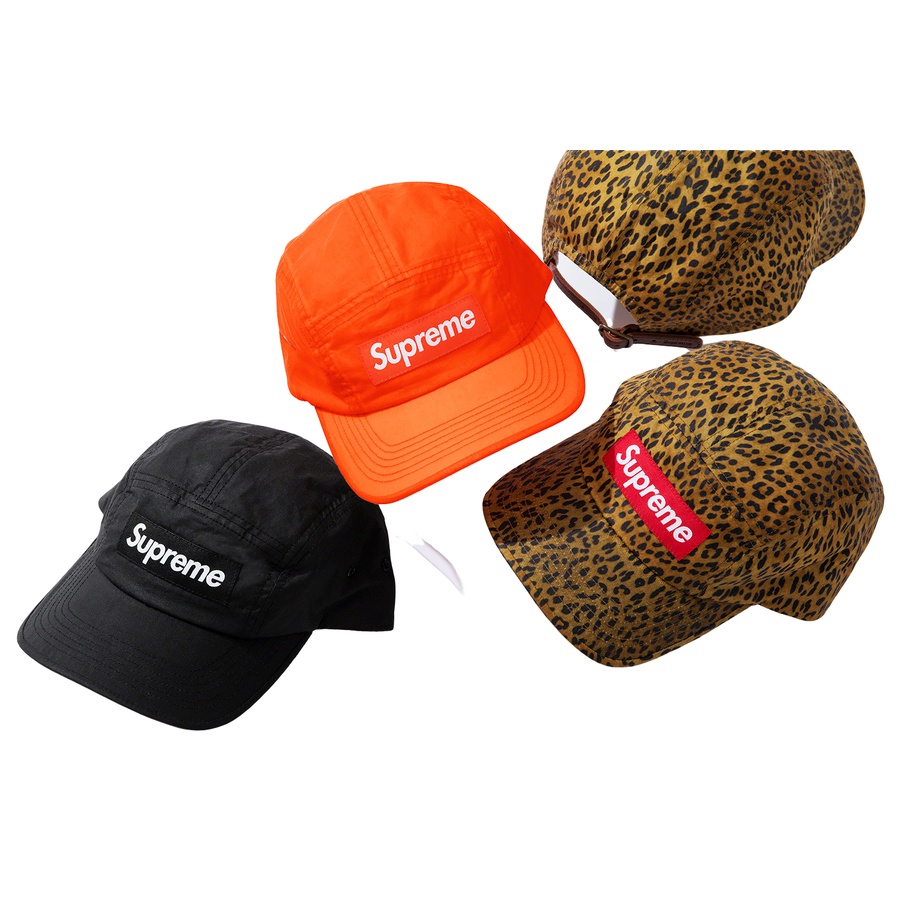 Details on Supreme Barbour Waxed Cotton Camp Cap from spring summer
                                            2020 (Price is $54)