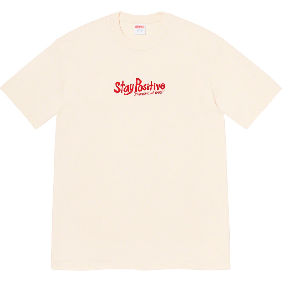 Details on Stay Positive Tee Natural from fall winter
                                                    2020 (Price is $38)