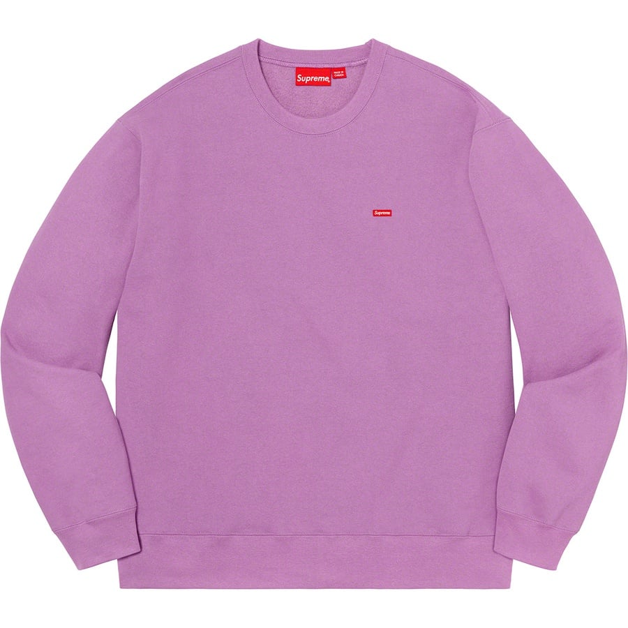 Details on Small Box Crewneck Violet from fall winter
                                                    2020 (Price is $138)