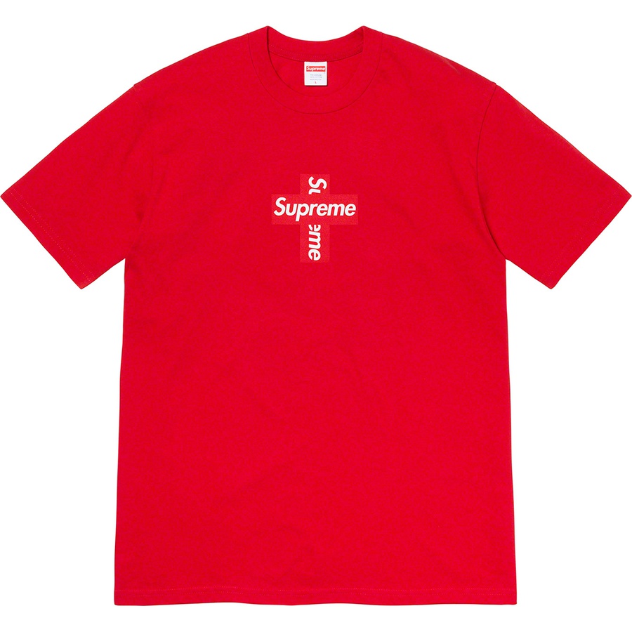 Details on Cross Box Logo Tee Red from fall winter
                                                    2020 (Price is $38)