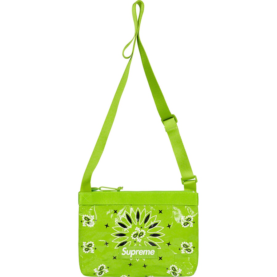 Details on Bandana Tarp Side Bag Bright Green from spring summer
                                                    2021 (Price is $38)