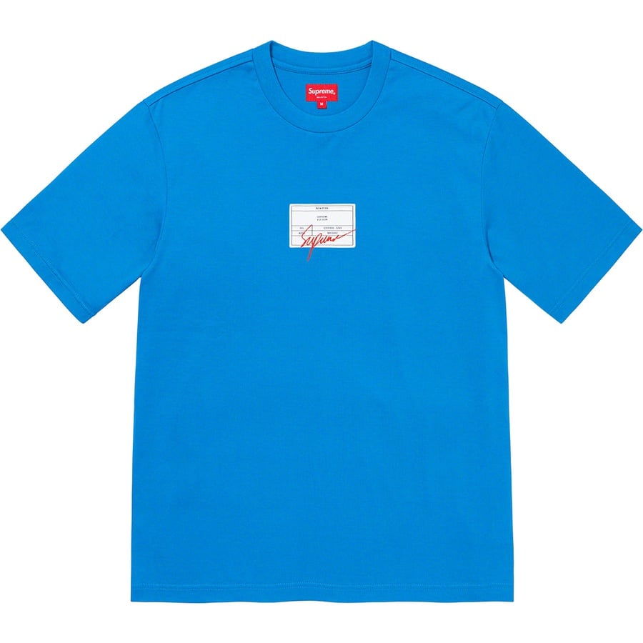 Details on Signature Label S S Top Bright Blue from spring summer
                                                    2021 (Price is $68)