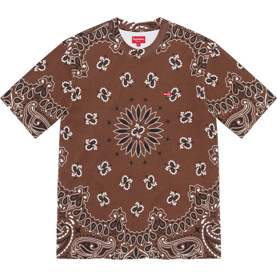 Details on Small Box Tee Brown Bandana from spring summer
                                                    2021 (Price is $58)