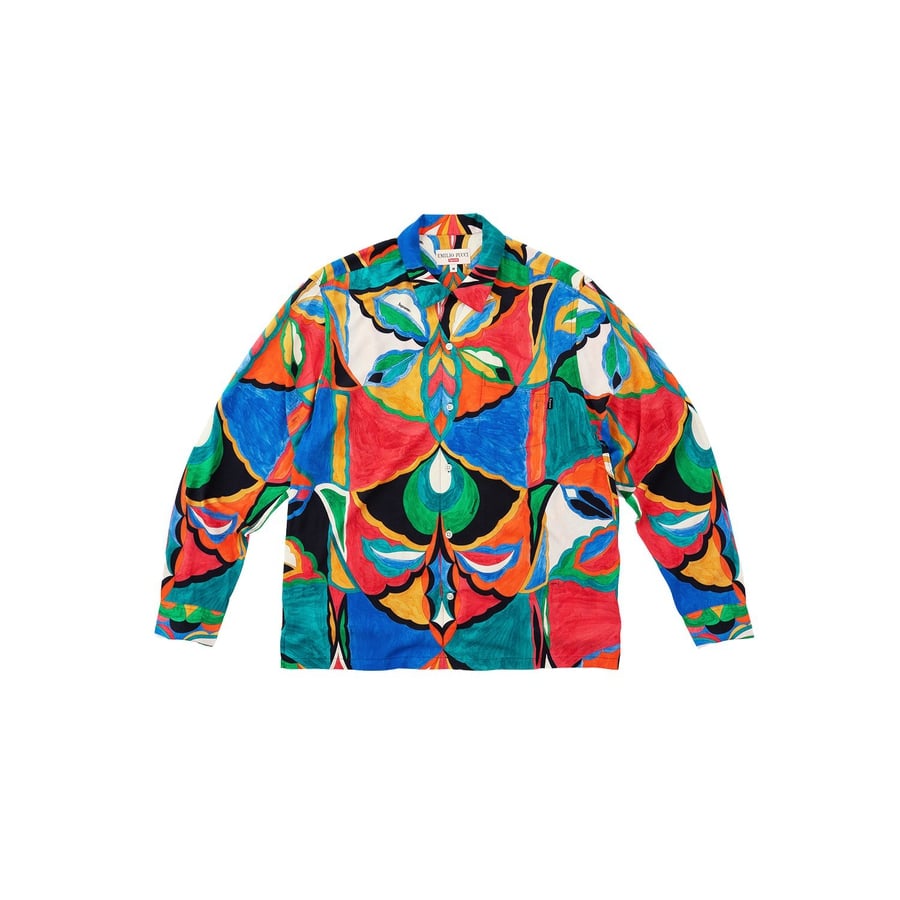 Details on Supreme Emilio Pucci L S Shirt from spring summer
                                            2021 (Price is $198)