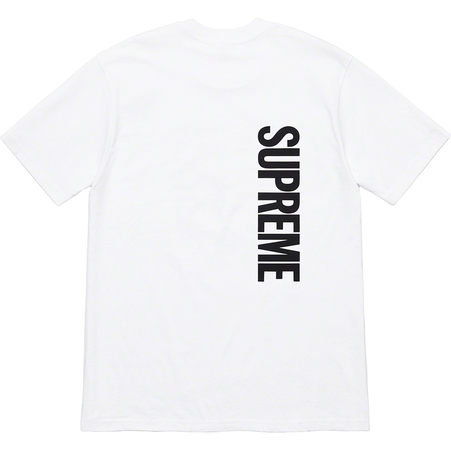 Details on Supreme Butthole Surfers Leg Tee White from spring summer
                                                    2021 (Price is $44)