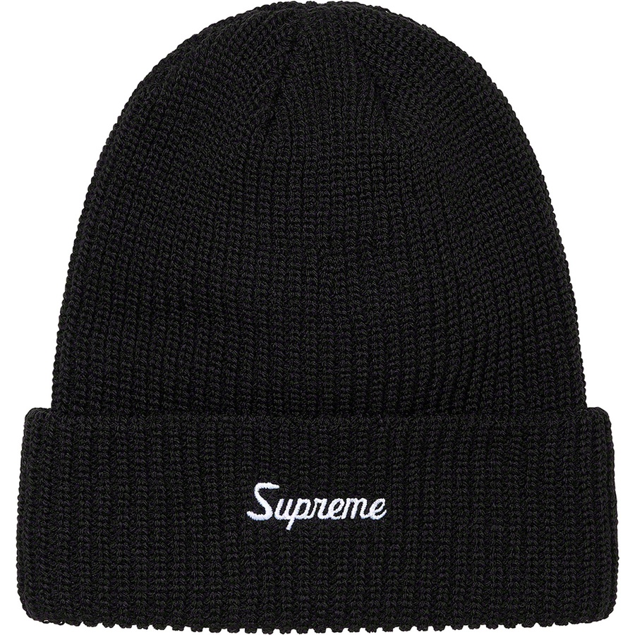 Details on Loose Gauge Beanie Black from fall winter
                                                    2021 (Price is $38)