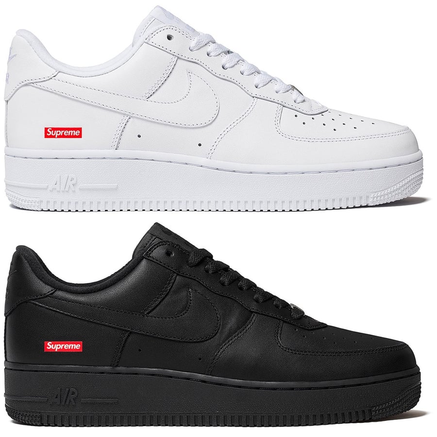 Details on Supreme Nike Air Force 1 Low from fall winter
                                            2021 (Price is $96)