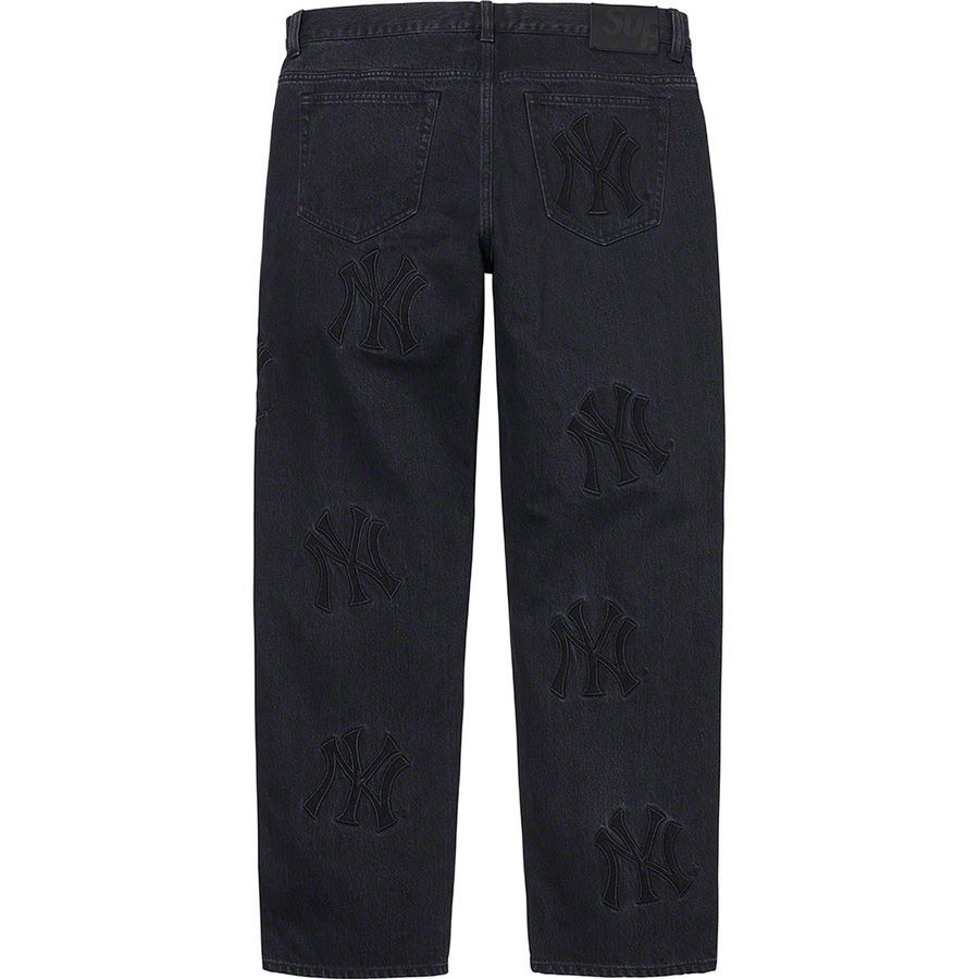 Details on Supreme New York Yankees™Regular Jean Washed Black from fall winter
                                                    2021 (Price is $198)