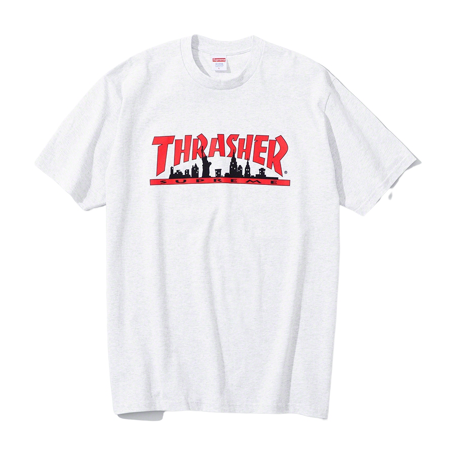 Details on Supreme Thrasher Skyline Tee  from fall winter
                                                    2021 (Price is $44)