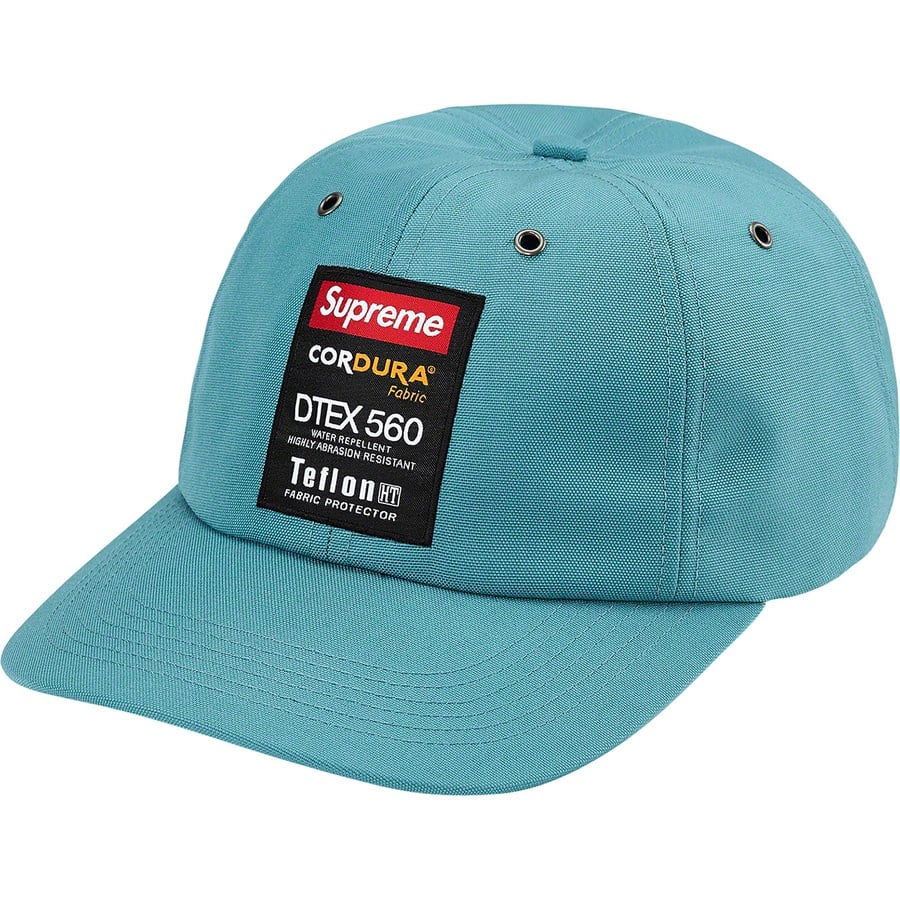 Details on Cordura Teflon Label 6-Panel Teal from fall winter
                                                    2021 (Price is $48)