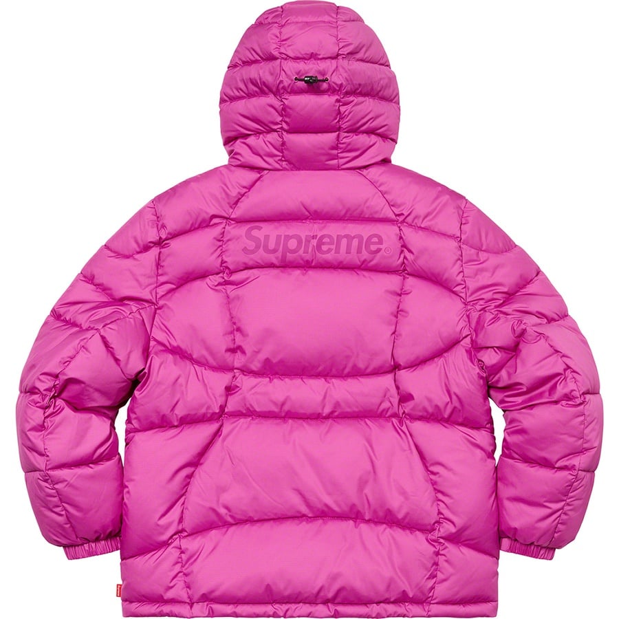 Details on Warp Hooded Puffy Jacket Fuchsia from fall winter
                                                    2021 (Price is $298)