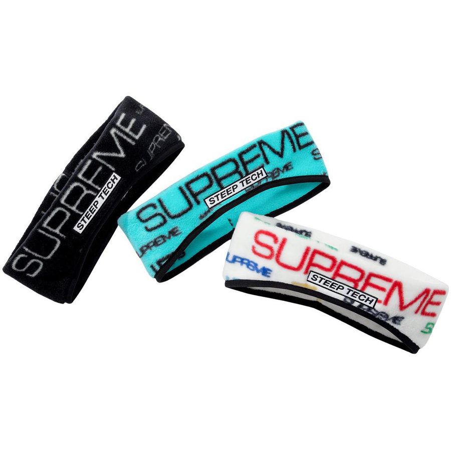 Details on Supreme The North Face Steep Tech Headband from fall winter
                                            2021 (Price is $40)