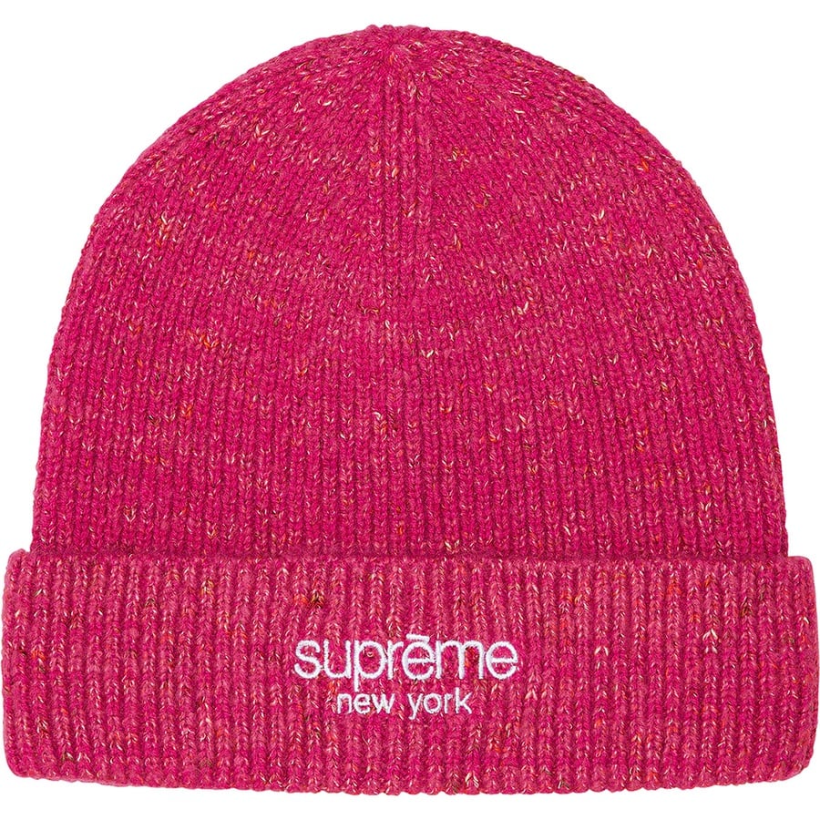 Details on Rainbow Speckle Beanie Pink from fall winter
                                                    2021 (Price is $48)