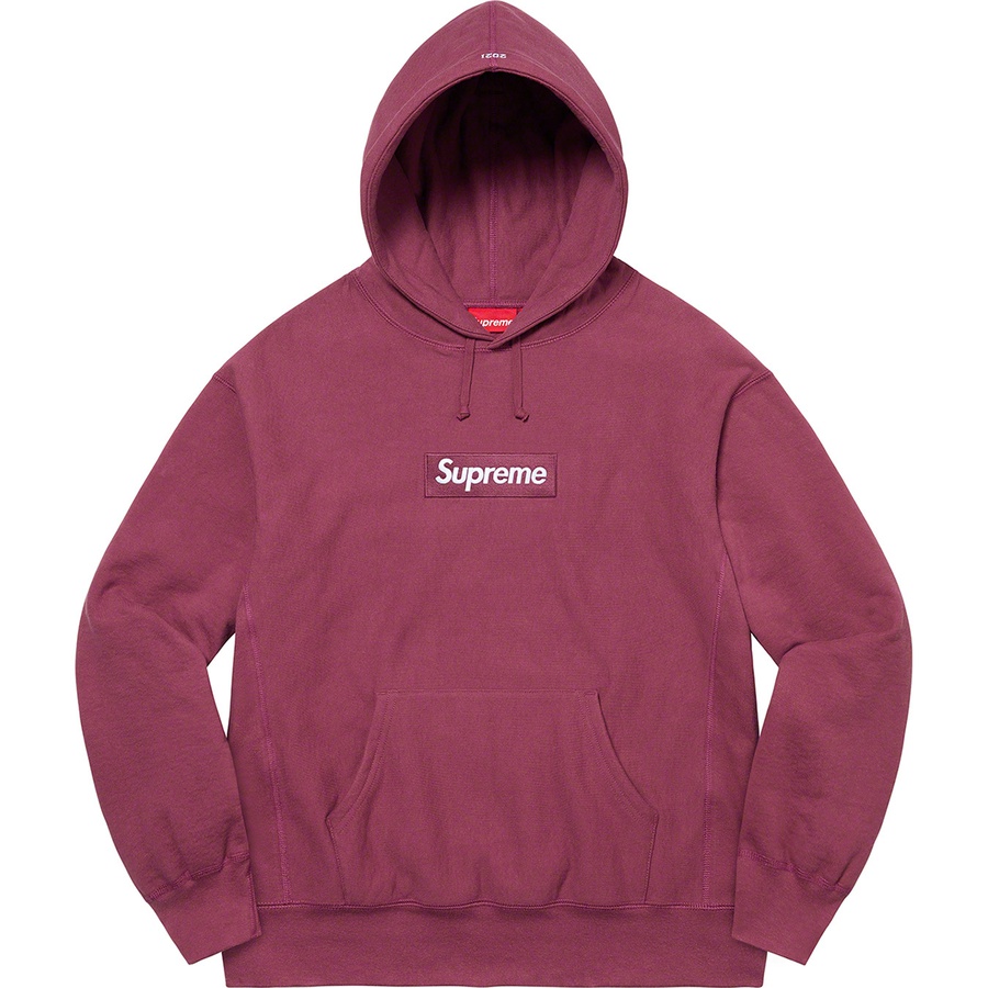 Details on Box Logo Hooded Sweatshirt Plum from fall winter
                                                    2021 (Price is $168)
