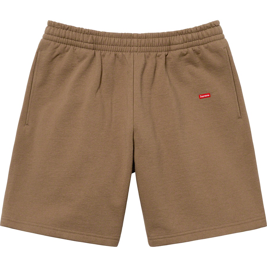 Details on Small Box Sweatshort Olive Brown from spring summer
                                                    2022 (Price is $118)