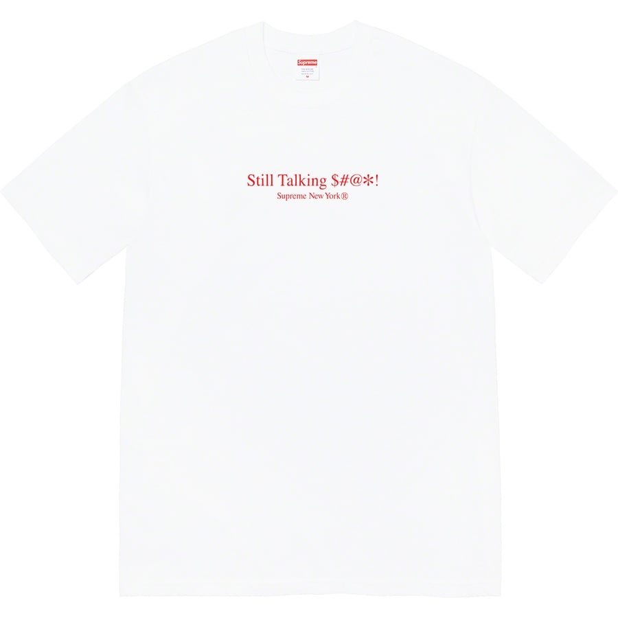 Details on Still Talking Tee White from spring summer
                                                    2022 (Price is $40)