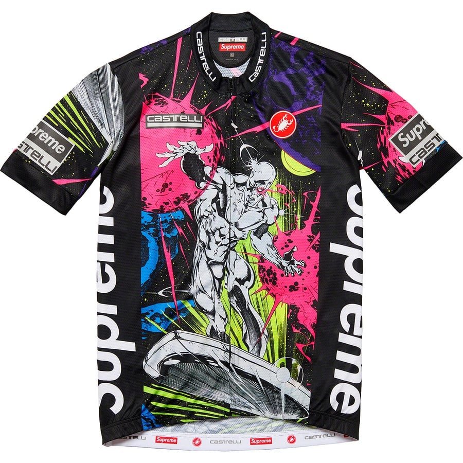 Details on Supreme Castelli Silver Surfer Cycling Jersey Multicolor from spring summer
                                                    2022 (Price is $188)